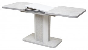 Стол STORK 120 Белый бетон/ Белый М-City в Уфе - ufa.mebel24.online | фото 4