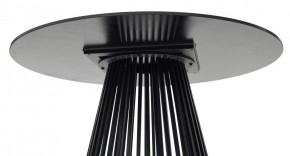 Стол TERNI 120 MATT BLACK MARBLE SOLID CERAMIC Черный мрамор матовый, керамика /Черн.каркас, ®DISAUR в Уфе - ufa.mebel24.online | фото 6