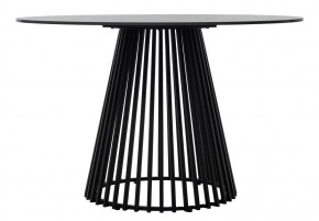 Стол TERNI 120 MATT BLACK MARBLE SOLID CERAMIC Черный мрамор матовый, керамика /Черн.каркас, ®DISAUR в Уфе - ufa.mebel24.online | фото 7