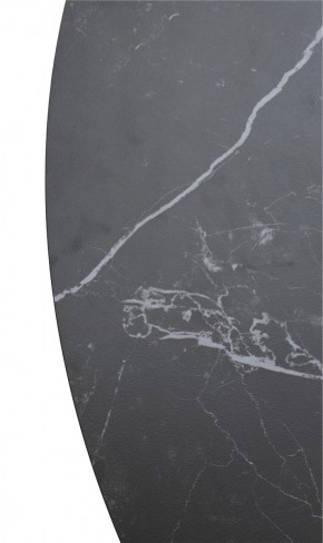 Стол TERNI 120 MATT BLACK MARBLE SOLID CERAMIC Черный мрамор матовый, керамика /Черн.каркас, ®DISAUR в Уфе - ufa.mebel24.online | фото 9