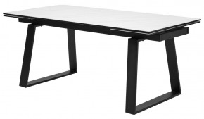 Стол VASTO 180 MARBLES KL-99 Белый мрамор матовый, итальянская керамика/ черный каркас, ®DISAUR в Уфе - ufa.mebel24.online | фото