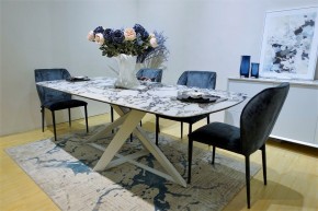 Стол VICENZA 220 BULGARI WHITE, керамика / белый, ®DISAUR в Уфе - ufa.mebel24.online | фото 12