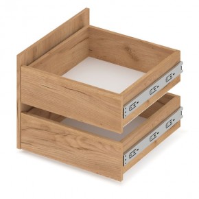 СТОУН С32 Шкаф 3-х створчатый с ящиками (золотой дуб/графит) в Уфе - ufa.mebel24.online | фото 5