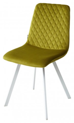 Стул DAIQUIRI BLUVEL-75 OLIVA / белый каркас, велюр М-City в Уфе - ufa.mebel24.online | фото 4