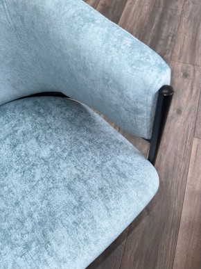 Стул ДИЛЛ, цвет RAIN 7 бриз, велюр / черный каркас М-City в Уфе - ufa.mebel24.online | фото 7