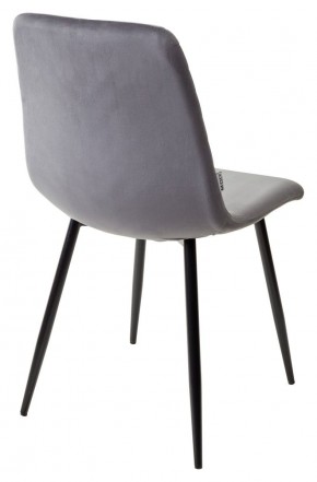 Стул DUKE BLUVEL-14 GREY, велюр / черный каркас М-City в Уфе - ufa.mebel24.online | фото 3