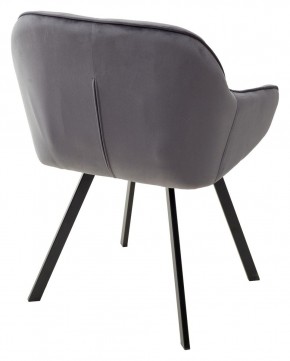 Стул GALE 360 град. поворот. BLUVEL-14 GREY, велюр/ черный каркас, М-City в Уфе - ufa.mebel24.online | фото 3