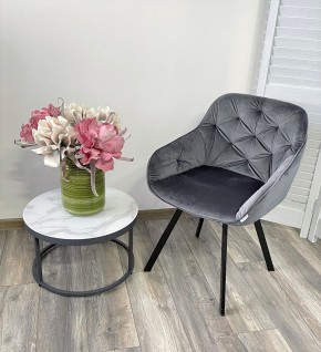 Стул GALE 360 град. поворот. BLUVEL-14 GREY, велюр/ черный каркас, М-City в Уфе - ufa.mebel24.online | фото 8