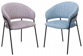 Стул ГЕММА, цвет RAIN 13 blue, велюр / черный каркас М-City в Уфе - ufa.mebel24.online | фото 8