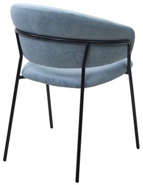 Стул ГЕММА, цвет RAIN 13 blue, велюр / черный каркас М-City в Уфе - ufa.mebel24.online | фото 9
