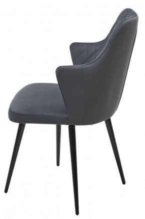 Стул HERMAN 360 град. BM-3 ТЕМНО-СЕРЫЙ, велюр / черный каркас М-City в Уфе - ufa.mebel24.online | фото 6