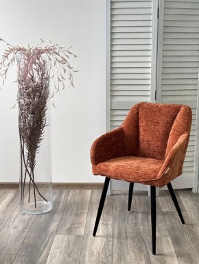 Стул REFLET 3018-09 терракотовый, шенилл / черный каркас, ®DISAUR в Уфе - ufa.mebel24.online | фото 2