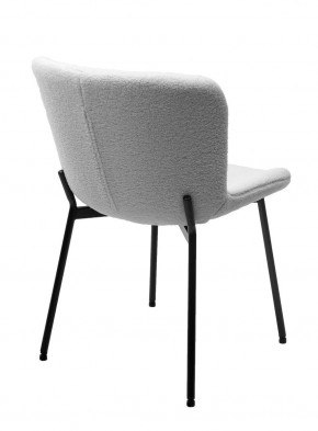 Стул RIYA UF992-01 Белый, teddy / черный каркас М-City в Уфе - ufa.mebel24.online | фото 2