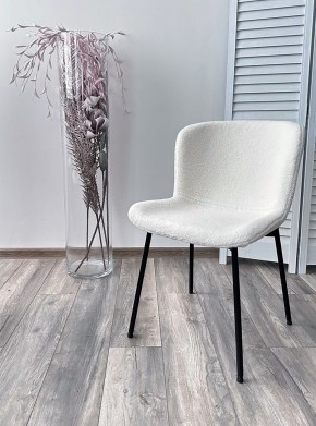 Стул RIYA UF992-01 Белый, teddy / черный каркас М-City в Уфе - ufa.mebel24.online | фото 3
