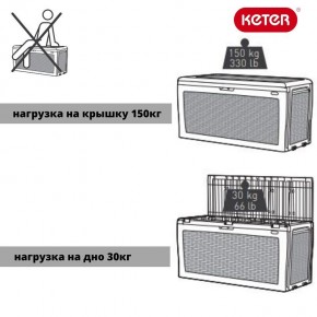 Сундук Samoa Rattan Box 270 L в Уфе - ufa.mebel24.online | фото 5