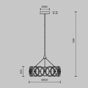 Светильник на штанге Maytoni Link MOD357PL-L40BS3K в Уфе - ufa.mebel24.online | фото 5