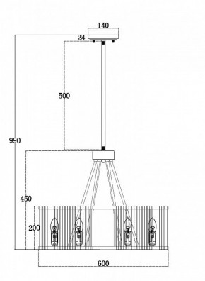 Светильник на штанге Maytoni Solar MOD087PL-06G в Уфе - ufa.mebel24.online | фото 4