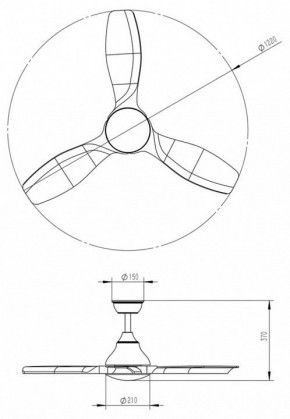 Светильник с вентилятором Sonex VIVA LED 7702/24L в Уфе - ufa.mebel24.online | фото 5