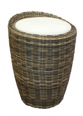 Табурет с местом для хранения LM-1100Rattan, кремовый в Уфе - ufa.mebel24.online | фото