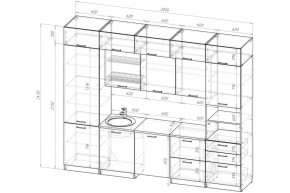 ТЕРЦИЯ Кухонный гарнитур Экстра 5 (3000 мм) в Уфе - ufa.mebel24.online | фото 2