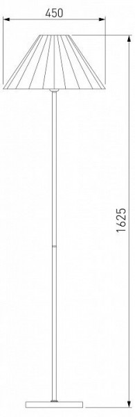 Торшер Eurosvet Peony 01133/1 хром/графит в Уфе - ufa.mebel24.online | фото 3