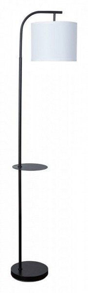 Торшер с подсветкой Arte Lamp Connor A4053PN-1BK в Уфе - ufa.mebel24.online | фото