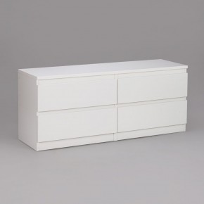 Тумба КАСТОР длинная с четырьмя ящиками, цвет белый в Уфе - ufa.mebel24.online | фото