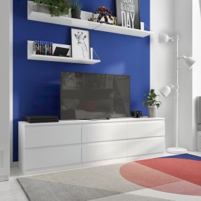 Тумба КАСТОР длинная с шестью ящиками, цвет белый в Уфе - ufa.mebel24.online | фото