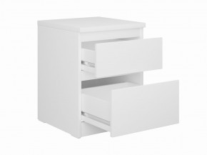 Тумба КАСТОР малая с двумя ящиками, цвет белый в Уфе - ufa.mebel24.online | фото 2