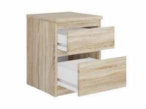 Тумба КАСТОР малая с двумя ящиками, цвет Дуб Сонома в Уфе - ufa.mebel24.online | фото 2