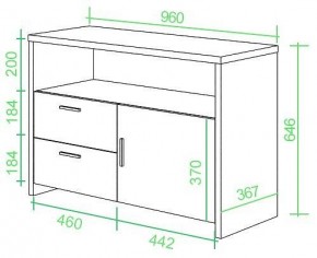 Тумба комбинированная Домино Lite ТБЛ в Уфе - ufa.mebel24.online | фото 2