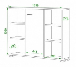 Тумба комбинированная Домино ПУ-60-2 в Уфе - ufa.mebel24.online | фото 2