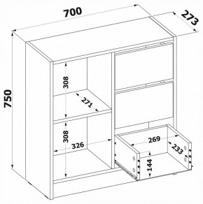 Тумба комбинированная Т-1 в Уфе - ufa.mebel24.online | фото 4