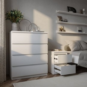 Тумба МАЛЬТА с двумя выдвижными ящиками, цвет белый в Уфе - ufa.mebel24.online | фото 4