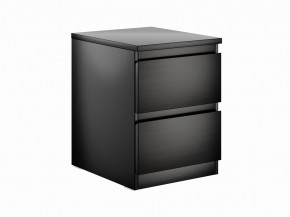 Тумба МАЛЬТА с двумя выдвижными ящиками, цвет Дуб Венге в Уфе - ufa.mebel24.online | фото