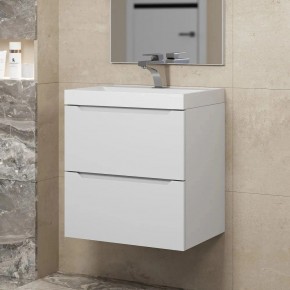 Тумба под раковину Uperwood Tanos 50 см, подвесная, белая матовая в Уфе - ufa.mebel24.online | фото