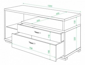 Тумба под ТВ Домино ТК-10 в Уфе - ufa.mebel24.online | фото 2