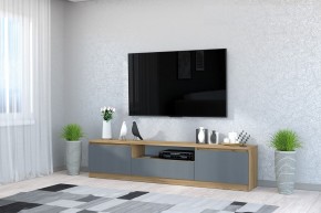 Тумба под ТВ "Хилтон" (Крафт золотой/Графит) в Уфе - ufa.mebel24.online | фото