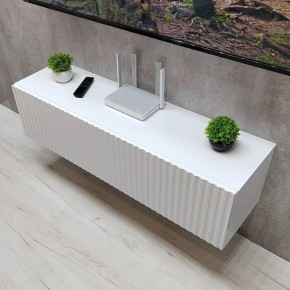 Тумба подвесная под ТВ LINES MTV4-MA 1150 Белый матовый (Белый-M 10.1.2) в Уфе - ufa.mebel24.online | фото 2