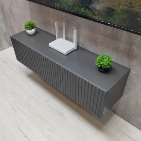 Тумба подвесная под ТВ LINES MTV4-MA 1150 Темно-серый (Графит-M 10.1.25) в Уфе - ufa.mebel24.online | фото 2