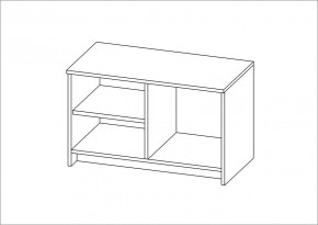 Тумба СИРИУС двухдверная низкая, цвет белый в Уфе - ufa.mebel24.online | фото 3