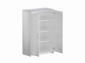 Тумба СИРИУС двухдверная высокая, цвет белый в Уфе - ufa.mebel24.online | фото 3