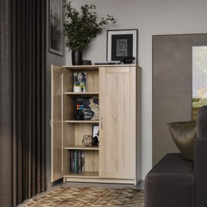 Тумба СИРИУС двухдверная высокая, цвет Дуб Сонома в Уфе - ufa.mebel24.online | фото 4