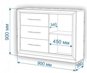 Тумба-витрина Нобиле Км-120/38 ФС в Уфе - ufa.mebel24.online | фото 3