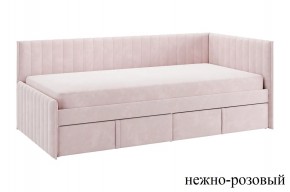 ТВИКС Кровать (тахта) с ящиками 900 (нежно-розовый) в Уфе - ufa.mebel24.online | фото