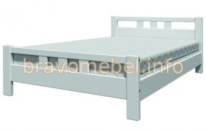 ВЕРОНИКА-2 Кровать из массива 900 (Белый античный) в Уфе - ufa.mebel24.online | фото