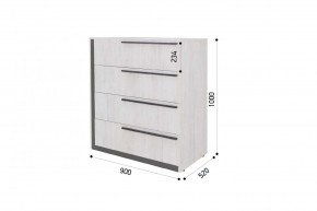 ВИНТЕР - 8 Комод 4 ящика в Уфе - ufa.mebel24.online | фото 4
