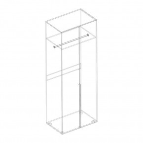 ВИТА Шкаф 2-ств для одежды в Уфе - ufa.mebel24.online | фото 2