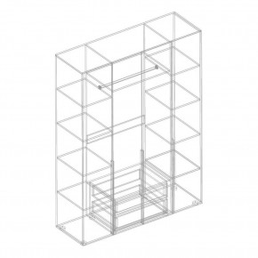 ВИТА Шкаф 4-ств для одежды в Уфе - ufa.mebel24.online | фото 2