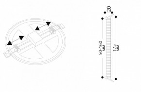 Встраиваемый светильник Arte Lamp Mesura A7974PL-1WH в Уфе - ufa.mebel24.online | фото 5